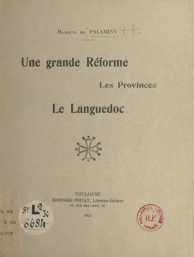 Une grande réforme - Antoine Godefroy de Palaminy - FeniXX réédition numérique