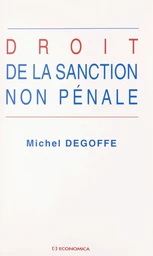 Droit de la sanction non pénale