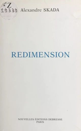 Redimension - Alexandre Skada - FeniXX réédition numérique