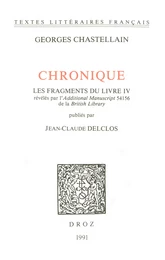 Chronique. Les fragments du Livre IV révélés par l'Additional Manuscript 54156 de la British Library