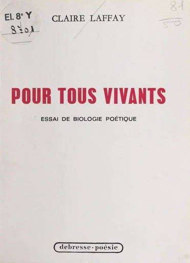 Pour tous vivants - Claire Laffay - FeniXX réédition numérique