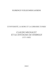 L'Université, la Robe et la librairie à Paris