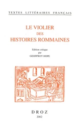 Le Violier des histoires rommaines