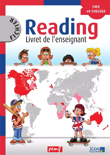 Fichier Reading - pack enseignant (Livret Pédagogique + Fiches Elèves) - Icem Pedagogie Freinet - PEMF