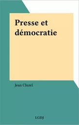 Presse et démocratie