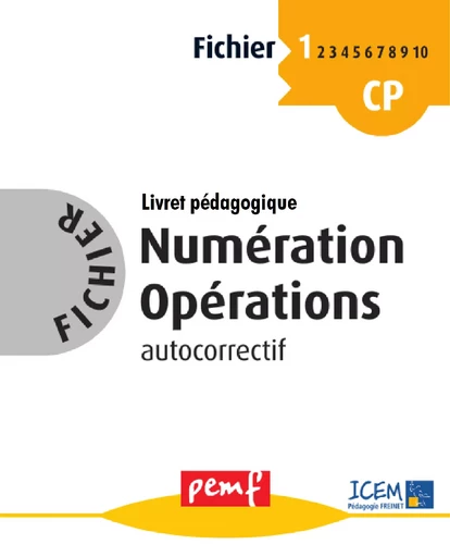 Fichier Numération Opérations 1 - Fiches Elèves - Icem Pedagogie Freinet - PEMF