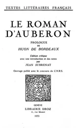 Le roman d'Auberon