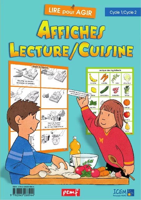 Affiches Lecture/Cuisine - Fiches Elèves - Icem Pedagogie Freinet - PEMF