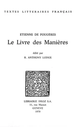 Le Livre des manières