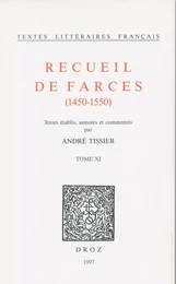 Recueil de farces (1450-1550)