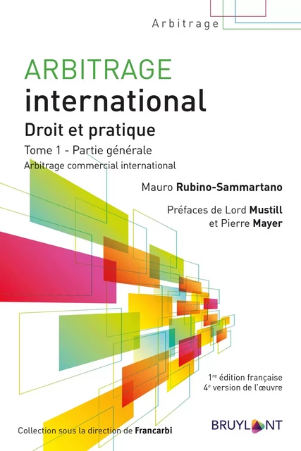 Arbitrage international - Mauro Rubino-Sammartano - Bruylant