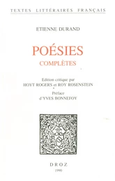 Poésies complètes