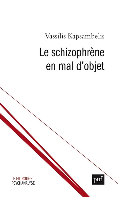 Le schizophrène en mal d'objet - Vassilis Kapsambelis - Humensis