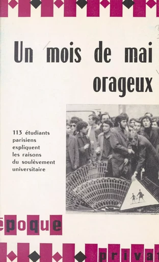 Un mois de mai orageux -  Collectif - FeniXX réédition numérique