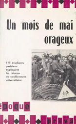 Un mois de mai orageux