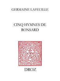 Cinq hymnes de Ronsard