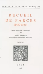 Recueil de farces (1450-1550)