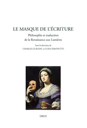 Le masque de l’écriture