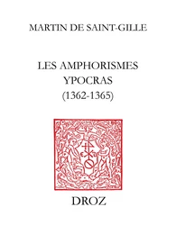 Les Amphorismes Ypocras (1362-1365)