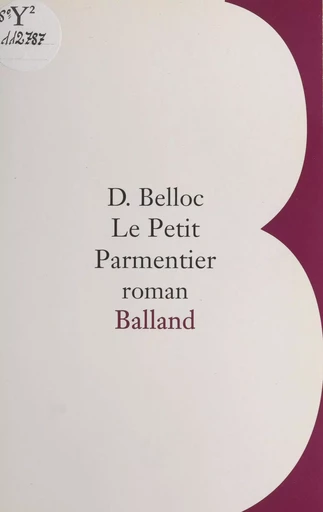 Le petit Parmentier - Denis Belloc - FeniXX réédition numérique