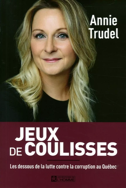 Jeux de coulisses - Annie Trudel - Les Éditions de l'Homme