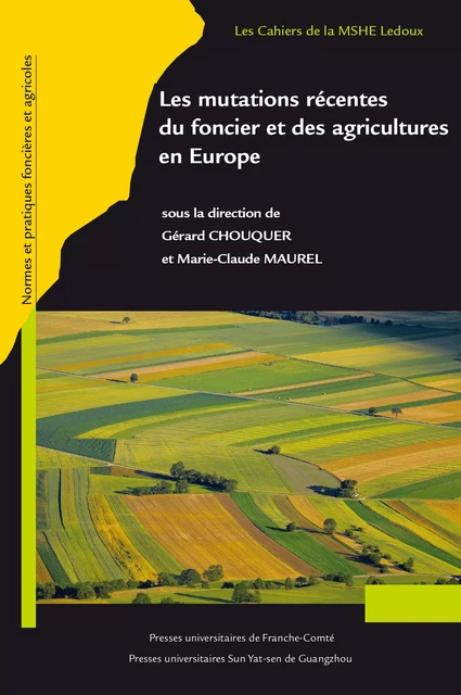 Les mutations récentes du foncier et des agricultures en Europe -  - Presses universitaires de Franche-Comté