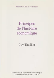 Principes de l’histoire économique