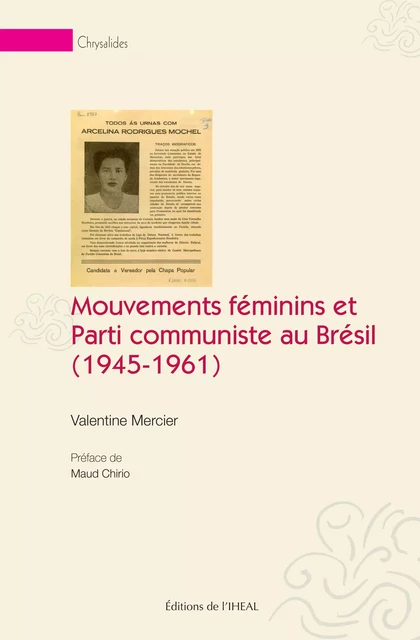 Mouvements féminins et Parti communiste au Brésil (1945-1961) - Valentine Mercier - Éditions de l’IHEAL