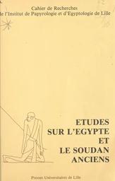 Études sur l'Egypte et le Soudan ancien (6)