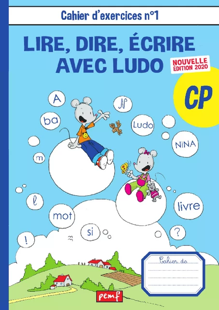 Pack Cahiers de l'élève n°1 et n°2 - Méthode de lecture Ludo édition 2020 - Sandrine Wendling Et Michel Rius - PEMF