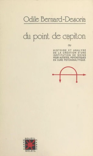 Du point de capiton - Odile Bernard-Desoria - FeniXX réédition numérique