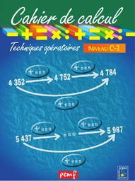 Cahier de calcul cycle 3 niveau 2A