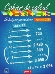 Cahier de calcul cycle 3 niveau 2B