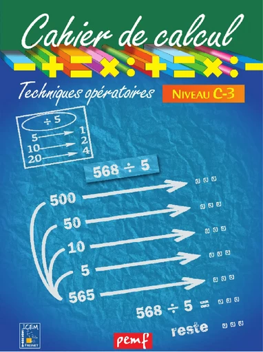 Cahier de calcul cycle 3 niveau 2C - Icem Pedagogie Freinet - PEMF