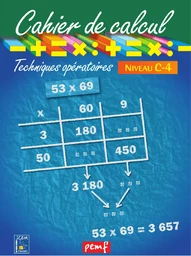 Cahier de calcul cycle 3 niveau 2D