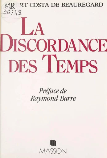 La discordance des temps - Albert Costa de Beauregard - FeniXX réédition numérique