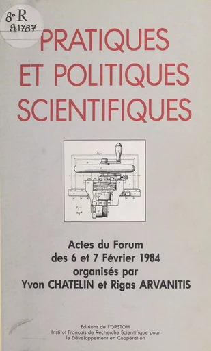 Pratiques et politiques scientifiques -  Forum Pratiques et politiques scientifiques - FeniXX réédition numérique