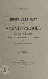 Autour de la mort de Vauvenargues