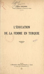 L'éducation de la femme en Turquie