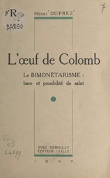 L'œuf de Colomb