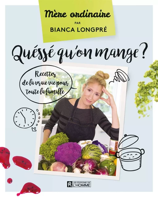 Quéssé qu'on mange ? - Bianca Longpré - Les Éditions de l'Homme