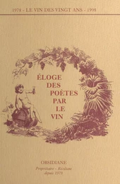 Éloge des poètes par le vin