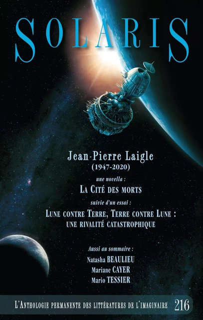 Solaris 216 - Natasha Beaulieu, Mariane Cayer, Jean-Pierre Laigle - Alire