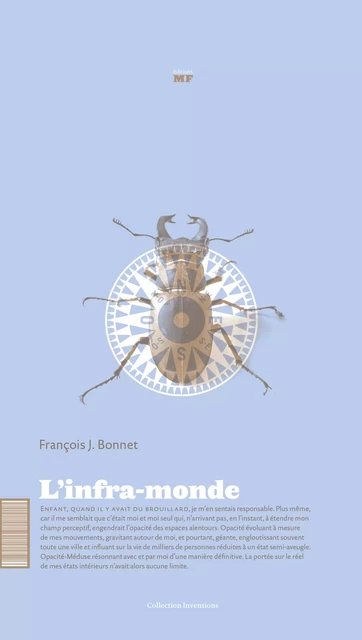 L'infra-monde - François J. Bonnet - EDITIONS MF