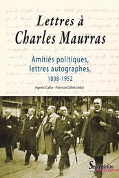 Lettres à Charles Maurras