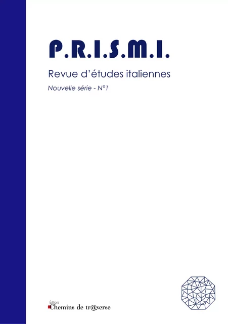 P.R.I.S.M.I n°1 NS - Giuseppe Sangirardi,  Elsa - Chemins de tr@verse