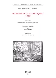 Hymnes ecclésiastiques (1578)