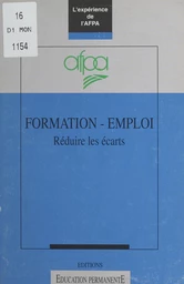 Formation-emploi, réduire les écarts : l'expérience de l'Afpa