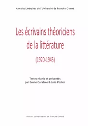 Les écrivains théoriciens de la littérature