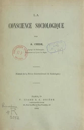 La conscience sociologique